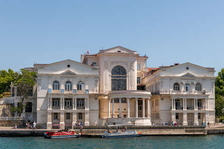 Sevastopol, Crimea - July 3, 2019. Sevastopol Palace of Childrens and Youth Creativityのeditorial素材