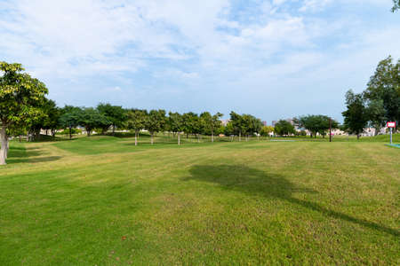 The Katara Green Hills - park in Doha, Qatarの写真素材