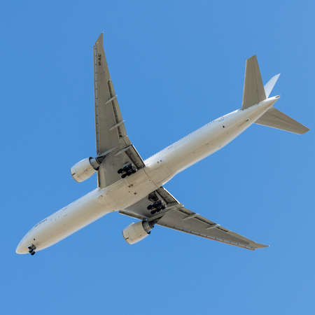 Sheremetyevo, Russia - May 09. 2018. The VP-BJL Nordwind Airlines Boeing 777-35Eのeditorial素材