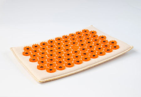 The Massage acupuncture mat, the Kuznetsovs applicatorの写真素材