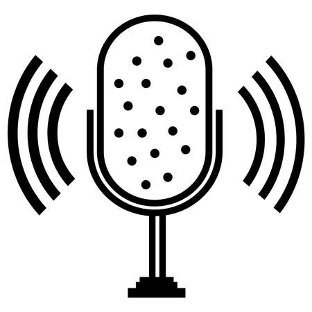 Record Microphone iconのイラスト素材