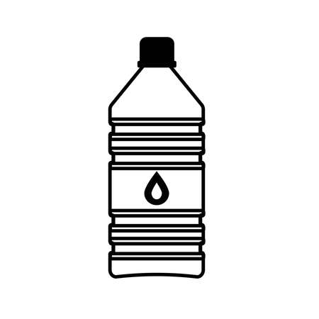 Running water bottle icon. Outline Running water bottle vector icon for web design isolated on white backgroundのイラスト素材
