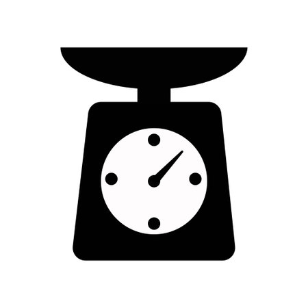 Weight icon vector. scale icon vector. High quality black style vector iconsのイラスト素材