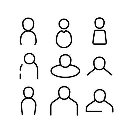User icon or isolated sign symbol vector illustration - Collection of high quality black style vector iconsのイラスト素材