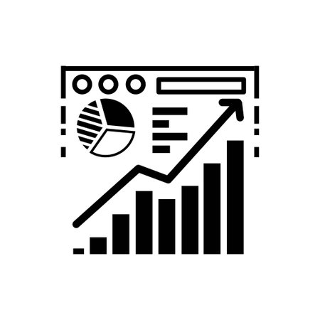 Set of Data analysis icon. Financial Analytics pack symbol template for graphic and web design collection vector illustration. Perfect for background, website, pattern,analytic, dataのイラスト素材