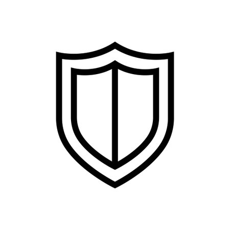 Shield icon vector illustration designのイラスト素材
