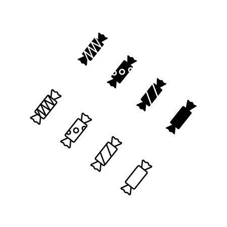 Candy vector icon. Sign designのイラスト素材