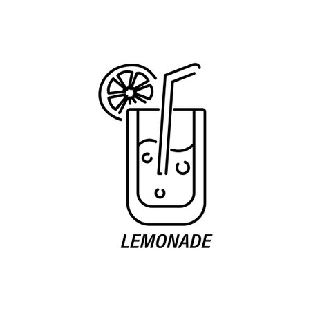 Lemonade icon for your website, mobile, presentation, and logo design.のイラスト素材