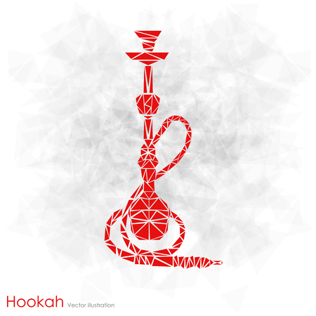 Hookah labels, badges and design elements collection. Vintage shisha logo. Lounge cafe emblem....