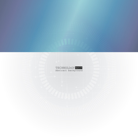 Abstract technology background with various technological elements. Vector illustration.のイラスト素材