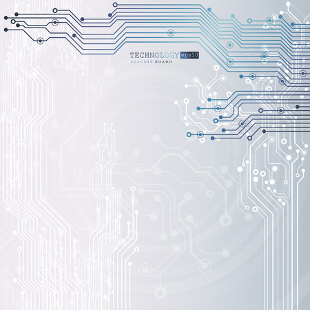 Circuit board, technology background. Vector illustration EPS 10のイラスト素材