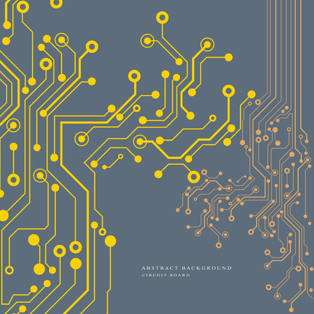 Circuit board, technology background. Vector illustration EPS 10のイラスト素材