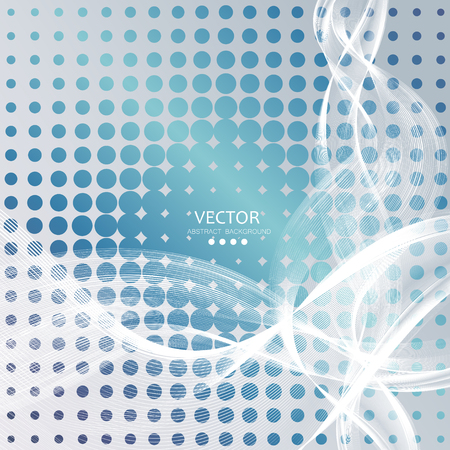 Abstract backgrounds with colorful wavy lines. Elegant wave design. Vector technology.のイラスト素材