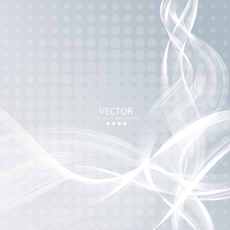 Abstract backgrounds with colorful wavy lines. Elegant wave design. Vector technology.のイラスト素材