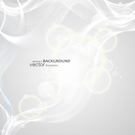 Abstract background with colorful waves.のイラスト素材