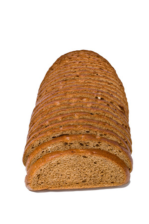 whole wheat bread slicedの写真素材