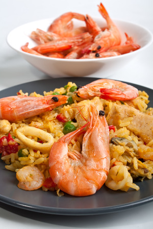 spanish paellaの写真素材