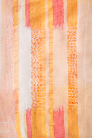 patterned orange clothの写真素材