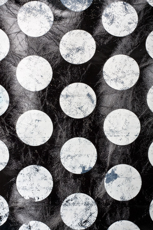 old polkadot leather textureの写真素材