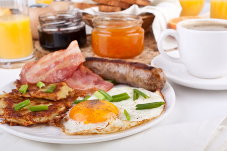 traditional American breakfastの写真素材