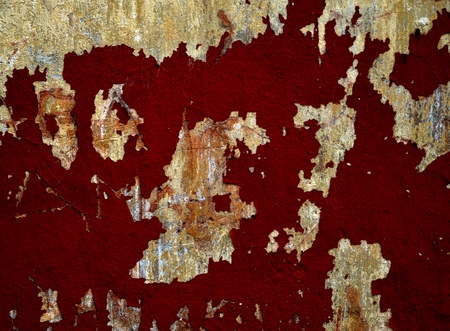 An old plaster on the wall.の写真素材