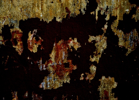An old plaster on the wall.の写真素材