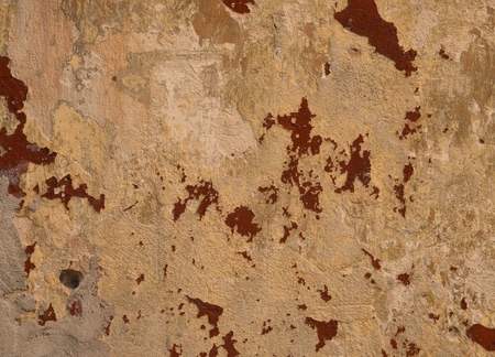 An old plaster on the wall.の写真素材