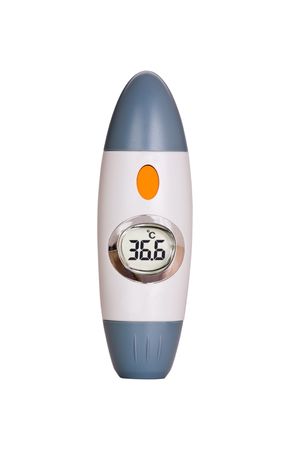 Digital Thermometer on white background
