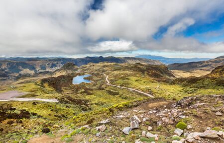 National park Sangay in Ecuadorの写真素材