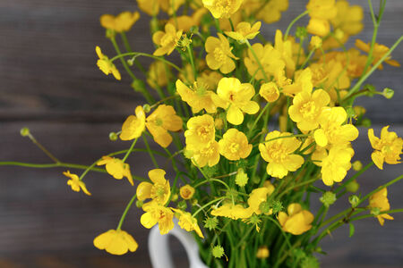 Bouquet of yellow flowers, beautiful