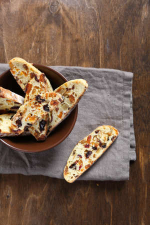 Sweet cookies in a bowl, dessertの写真素材