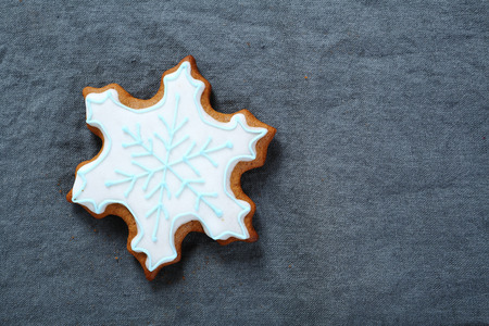 one xmas snowflakes cookies  top