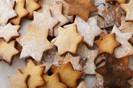Gingerbread festive cookies, happy new year