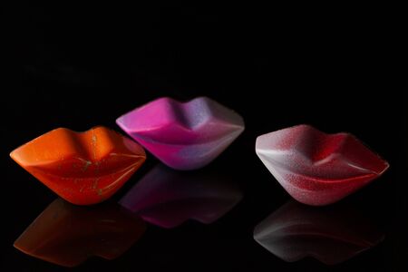 Candy lips for Valentineâs day holidayの写真素材