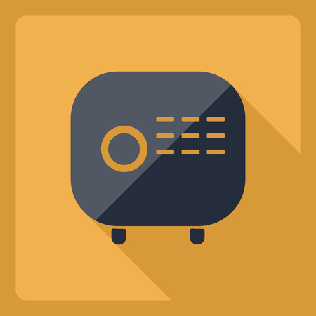 Flat modern design with shadow  Icon radioのイラスト素材