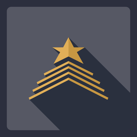 Flat modern design with shadow  Icon theaterのイラスト素材