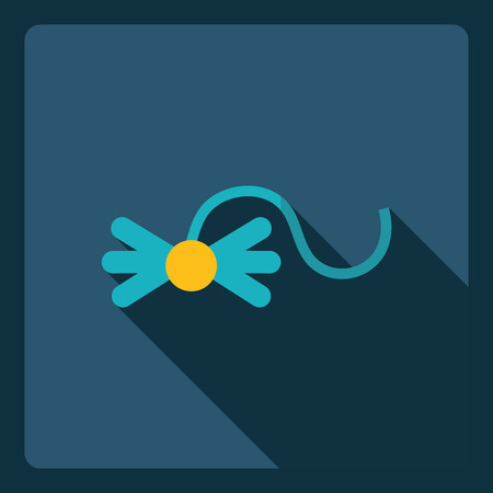 Flat modern design with shadow  Icon cat toyのイラスト素材