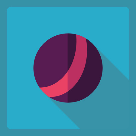 Flat modern design with shadow  Icon cat toyのイラスト素材