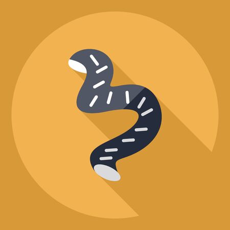 Flat modern design with shadow  Icon pastaのイラスト素材