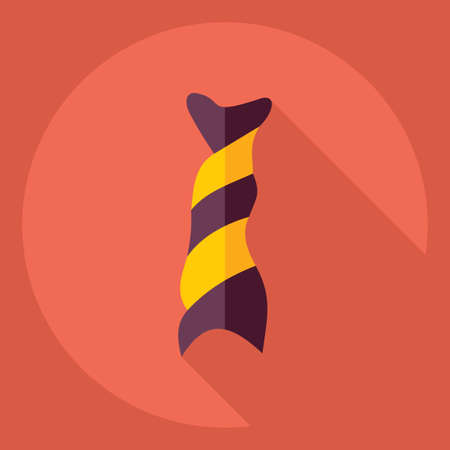 Flat modern design with shadow  Icon pastaのイラスト素材