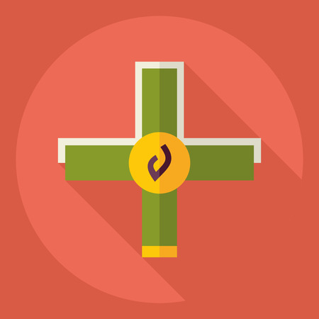 Flat modern design with shadow  Icon medicineのイラスト素材