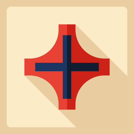 Flat modern design with shadow  Icon medicineのイラスト素材