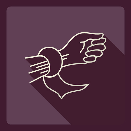 Flat modern design with shadow  Icon Set  bandageのイラスト素材