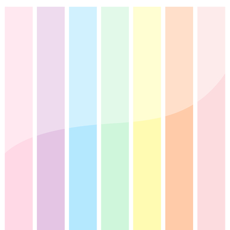 Rainbow color background abstract illustration  - Vector color striped background template.のイラスト素材