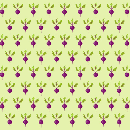 Seamless pattern with beet vector background.のイラスト素材