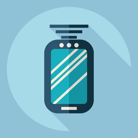 Flat modern design with shadow  Icon phoneのイラスト素材