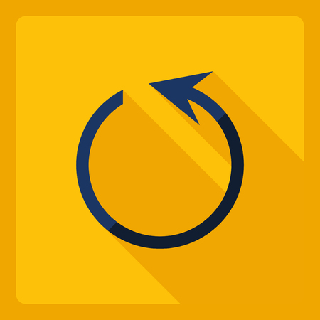 Flat modern design with shadow  Icon iterationのイラスト素材