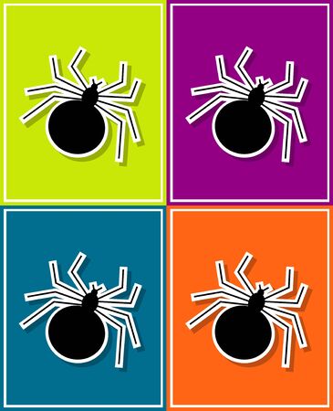 new and creative style sticker on backgroundのイラスト素材