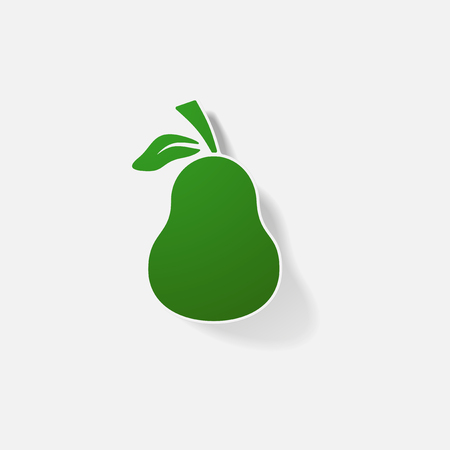 Sticker paper products realistic element design illustration pearのイラスト素材