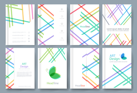 Vector brochure, flyer, magazine cover poster template. brochures, presentations, leaflet, a4 size.のイラスト素材